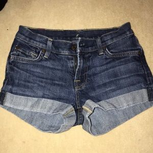 7 Brand Jean Shorts